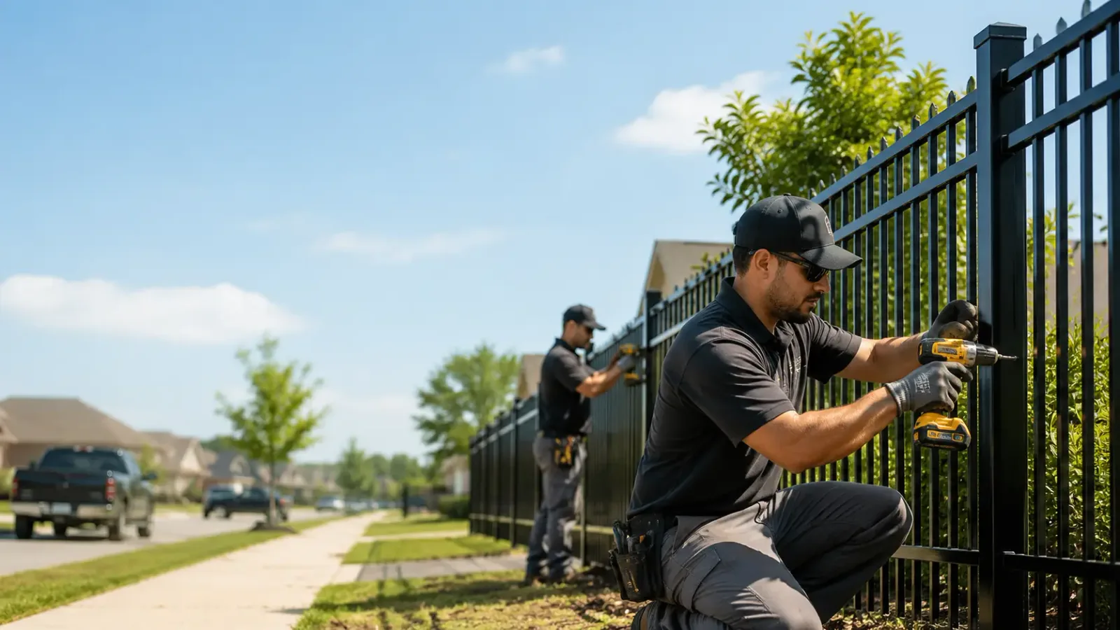 Metal Fence Installation in Fayetteville, OH